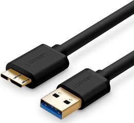 Ugreen USB кабель micro USB Type B SuperSpeed ​​3.0, 1 м, черный 10841 цена и информация | Borofone 43757-uniw | kaup24.ee