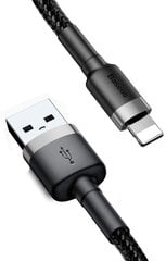 Baseus CALKLF-CG1, USB Lightning, 2 м цена и информация | Кабели для телефонов | kaup24.ee