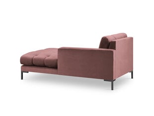 Кушетка Micadoni Home Mamaia 1S-V, розовая/черная цена и информация | Диваны | kaup24.ee