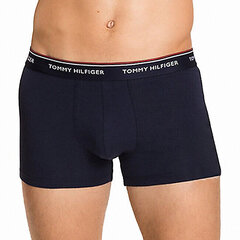 Meeste aluspüksid Tommy Hilfiger Stretch Trunk (3-Pack), sinine kaina ir informacija | Мужские трусы | kaup24.ee