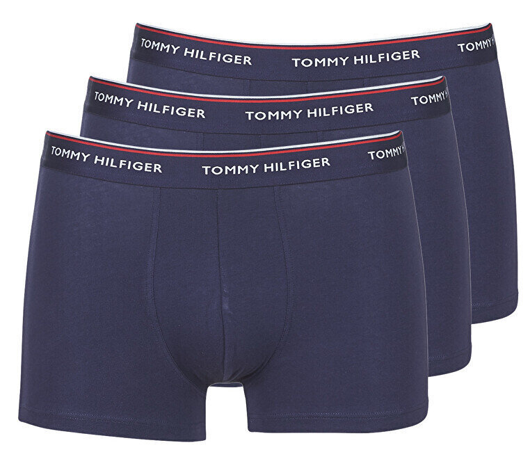 Meeste aluspüksid Tommy Hilfiger Stretch Trunk (3-Pack), sinine hind ja info | Meeste aluspesu | kaup24.ee