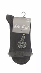 Носки женские Soho mood Fashion, черные цена и информация | Женские носки из ангорской шерсти | kaup24.ee