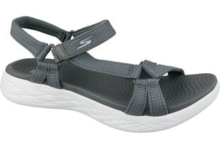 Naiste sandaalid Skechers, hall цена и информация | Женские босоножки | kaup24.ee