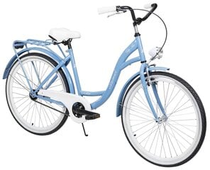 Велосипед городской AZIMUT City Lux 26" 2021, светло-синий цена и информация | Велосипеды | kaup24.ee