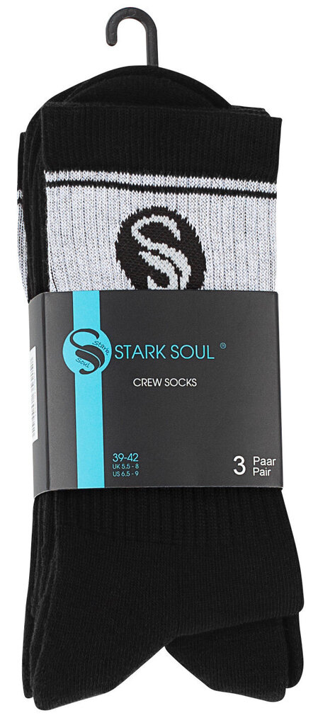 Meeste spordisokid Stark Soul Retro 2141, 3 paari, must цена и информация | Meeste sokid | kaup24.ee