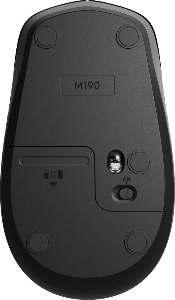 Logitech M190, must hind ja info | Hiired | kaup24.ee