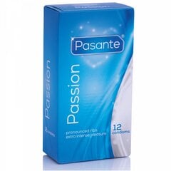 Kondoomid "Pasante Passion" (ribidega) hind ja info | Kondoomid | kaup24.ee