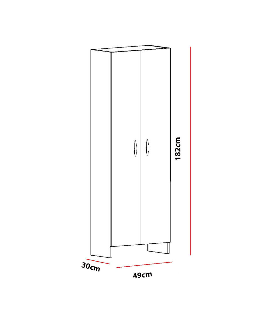 Kapp Kalune Design 788, 182 cm, valge цена и информация | Kapid | kaup24.ee