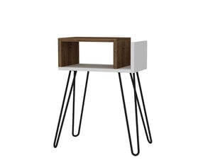 Кофейный столик Kalune Design 756(I), белый/коричневый цена и информация | Журнальные столики | kaup24.ee