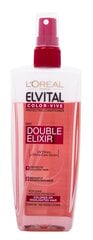 Kahefaasiline spreipalsam värvitud juustele L'Oreal Paris Elvital Color Vive Double Elixir 200 ml цена и информация | Бальзамы, кондиционеры | kaup24.ee