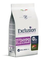 Exclusion Hypoallergenic Monoprotein väikest tõugu koertele hobuseliha ja kartuliga, 2kg цена и информация | Сухой корм для собак | kaup24.ee