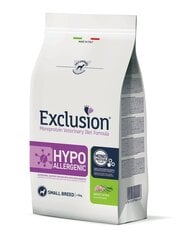 Exclusion Hypoallergic Monoprotein для собак мелких пород с насекомыми и горохом, 2кг цена и информация |  Сухой корм для собак | kaup24.ee