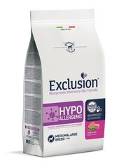 Exclusion Hypoallergenic Monoprotein для собак средних и крупных пород со свининой и горохом, 2 кг цена и информация | Сухой корм для собак | kaup24.ee