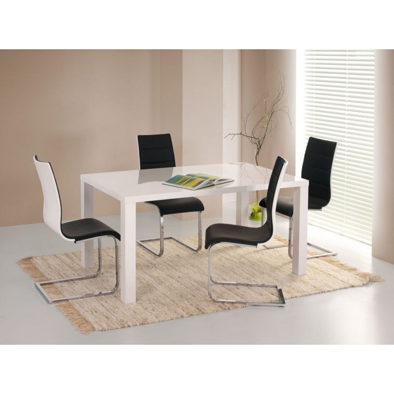 4 tooli komplekt K104, must/valge I hind ja info | Söögitoolid, baaritoolid | kaup24.ee