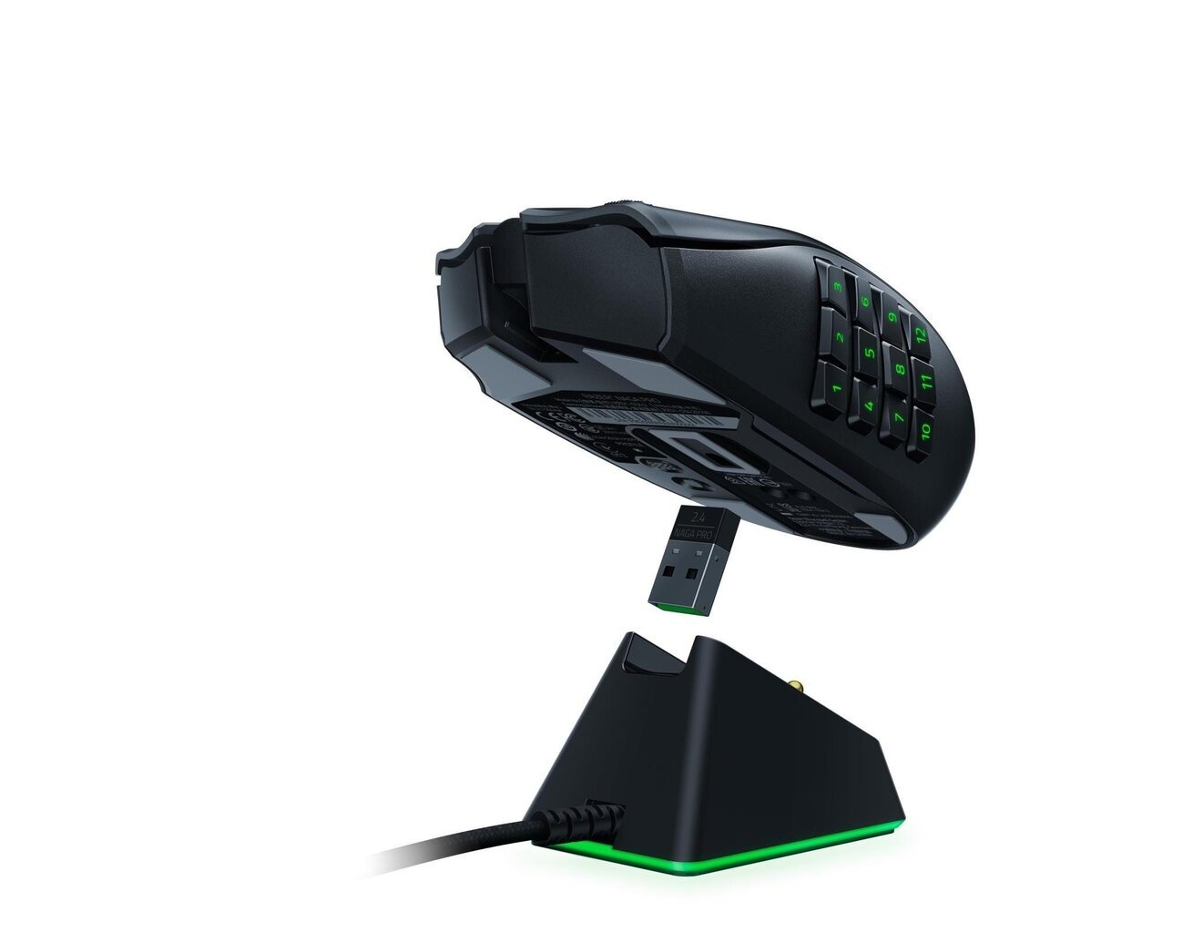 Razer Naga Pro, must hind ja info | Hiired | kaup24.ee