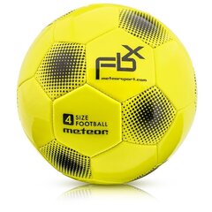 Jalgpallipall Meteor FBX, suurus 4, kollane hind ja info | Jalgpalli pallid | kaup24.ee