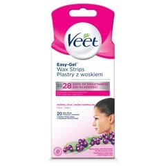 Depilatsiooni vaharibad tundlikule nahale Veet Easy-Gel Wax 20 tk. hind ja info | Veet Kosmeetika, parfüümid | kaup24.ee