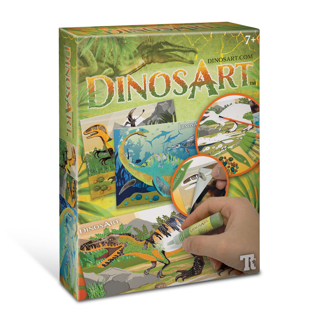 Loominguline komplekt Dinosart Sand & Foil Art, 15011 hind ja info | Kunstitarbed, voolimise tarvikud | kaup24.ee