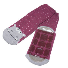 Нескользящие детские носки для ползанья “Бегемот” цена и информация | Колготки, носочки для новорожденных | kaup24.ee