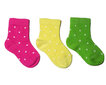 Laste sokid (3 paari pakis) "Dots" hind ja info | Beebi sokid ja sukkpüksid | kaup24.ee