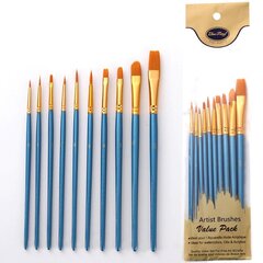 PINTSLIDE KOMPLEKT "ARTIST BRUSHES" 10TK (SÜNTEETIKA) hind ja info | Kunstitarbed, voolimise tarvikud | kaup24.ee