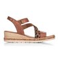 Naiste pruunid kiiluga sandaalid Remonte цена и информация | Naiste sandaalid | kaup24.ee
