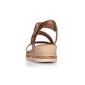 Naiste pruunid kiiluga sandaalid Remonte цена и информация | Naiste sandaalid | kaup24.ee