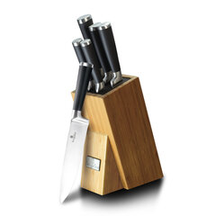 Набор ножей Berlinger Haus 6 с подставкой из коллекции Black Royal цена и информация | Ножи и аксессуары для них | kaup24.ee