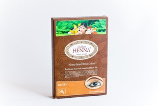 Henna краска для бровей Indian Henna Brow, коричневая, 50 г цена и информация | Карандаши, краска для бровей | kaup24.ee