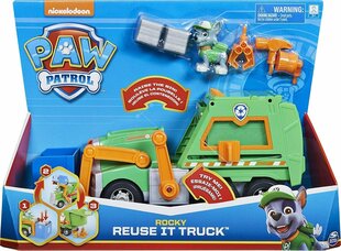 Грузовик PAW PATROL (Щенячий Патруль) Rocky Re-Use цена и информация | Игрушки для мальчиков | kaup24.ee