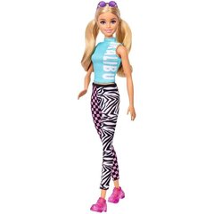 Кукла Барби модница в голубой блузке, GRB50 цена и информация | Игрушки для девочек | kaup24.ee