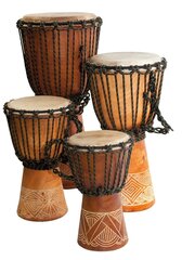 Djembe Terre Carved 40 cm hind ja info | Löökriistad | kaup24.ee