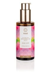 Масло для кожи тела и лица Khadi Rose Love Beauty Elixir, 100 мл цена и информация | Кремы, лосьоны для тела | kaup24.ee