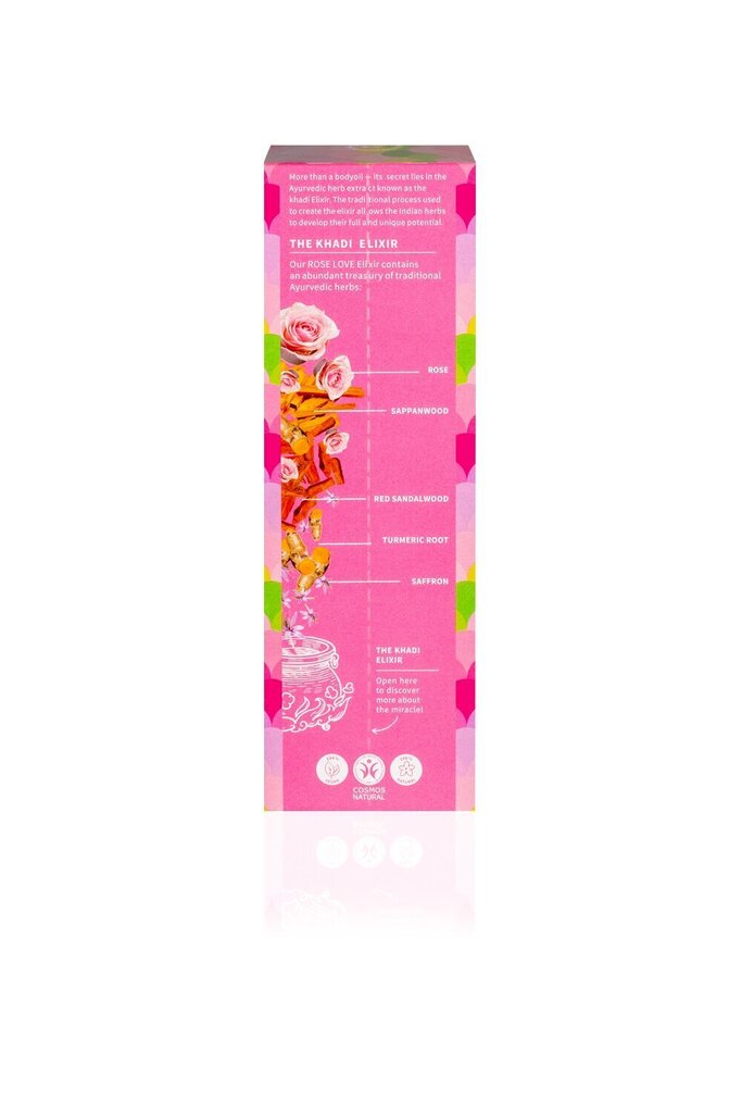 Keha- ja näoõli Khadi Rose Love Beauty Elixir, 100 ml hind ja info | Kehakreemid, losjoonid | kaup24.ee