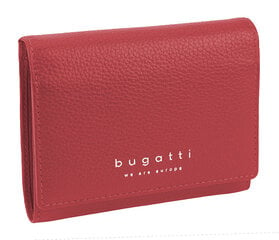 Nahast rahakott naistele Bugatti Linda, punane hind ja info | Naiste rahakotid | kaup24.ee