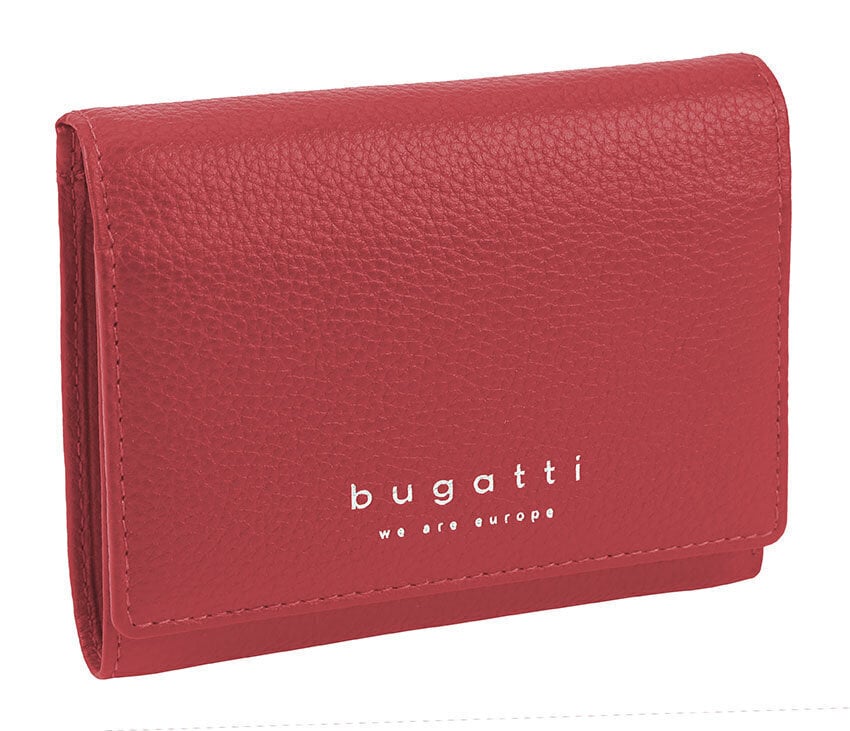 Nahast rahakott naistele Bugatti Linda, punane цена и информация | Naiste rahakotid | kaup24.ee