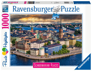 Головоломка Ravensburger Стокгольм, Швеция 1000 д., 16742 цена и информация | Пазлы | kaup24.ee