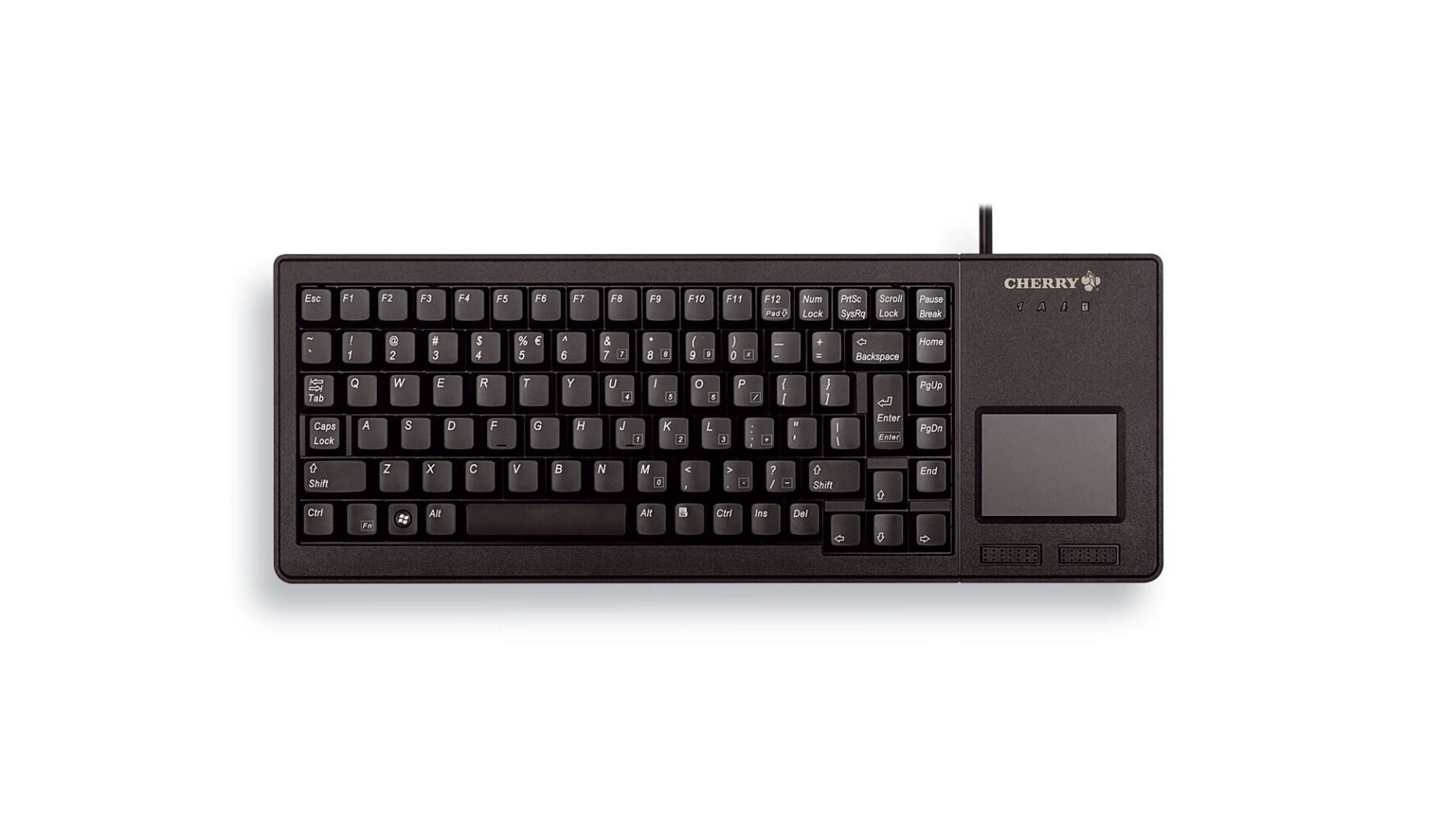 Juhtmega klaviatuur Cherry G84-5500 XS Touchpad, must цена и информация | Klaviatuurid | kaup24.ee