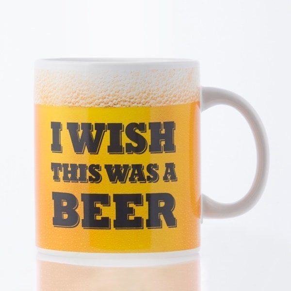 Kruus I Wish This Was a Beer, 900 ml цена и информация | Originaalsed tassid | kaup24.ee