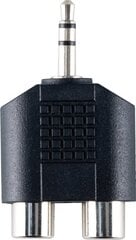 3,5mm otsik- 2xRCA pesa Valueline VAP432 цена и информация | Адаптеры и USB-hub | kaup24.ee