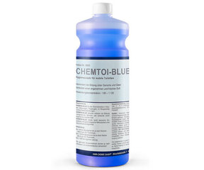 Mobiilsete ja kuivade tualettruumide vahend, Chemtoi-Blue, Hwr-Chemie, kontsentraat,1 l цена и информация | Очистители | kaup24.ee