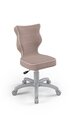 Офисное кресло Entelo Petit JS08 4, розовое/серое