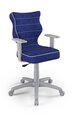 Офисное кресло Entelo Duo VS06 6, синее/серое