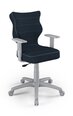 Офисное кресло Entelo Duo TW24 6, темно-синее/серое