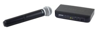 Juhtmevaba mikrofon koos jaamaga Shure BLX24E/SM58-K14 hind ja info | Mikrofonid | kaup24.ee