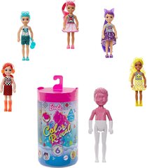 Кукла Барби Color Reveal Chelsea Mono Mix Series цена и информация | MUST Металлическая бутылочка с Ярким рисунком (без BPA) (500ml) для мальчиков от 3+ лет Серая с Машинкой | kaup24.ee