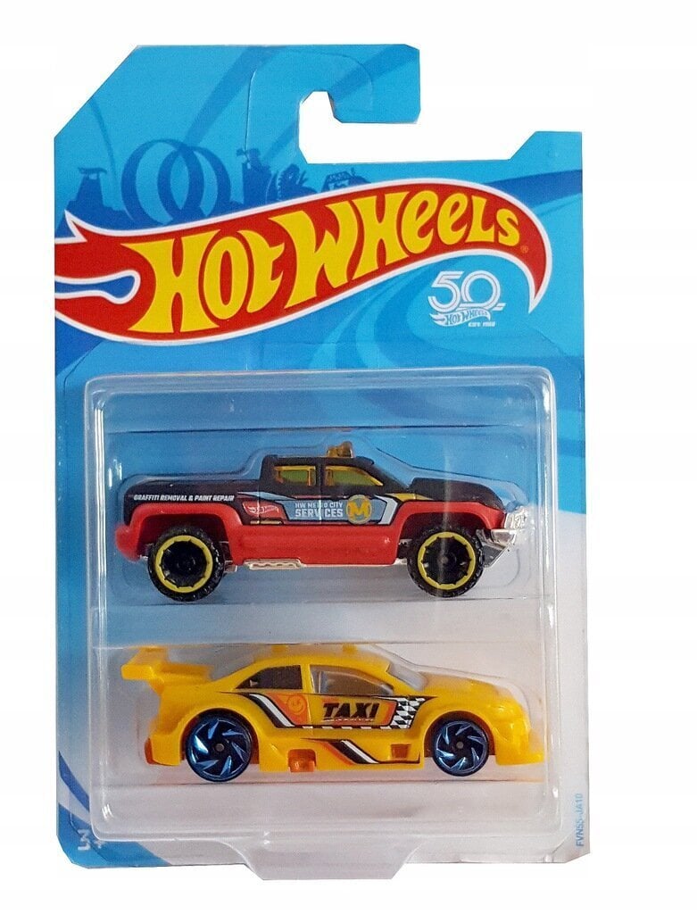 Kahe Hot Wheels automudelite komplekt hind ja info | Poiste mänguasjad | kaup24.ee