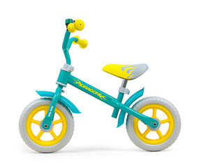 Балансировочный велосипед Milly Mally Dragon, Mint цена и информация | Детский трехколесный велосипед - коляска с удобной ручкой управления для родителей Riff F95941 2в1, фиолетовый | kaup24.ee