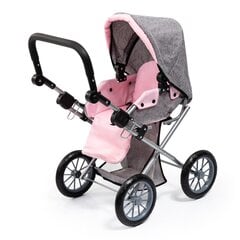 Nukukäru Bayer Dolls Pram City Star, hall hind ja info | Tüdrukute mänguasjad | kaup24.ee