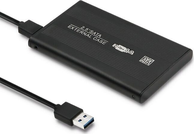 Qolteci välise kõvaketta korpus HDD / SSD 2,5 "SATA3 USB 3.0 | Must цена и информация | Komponentide tarvikud | kaup24.ee